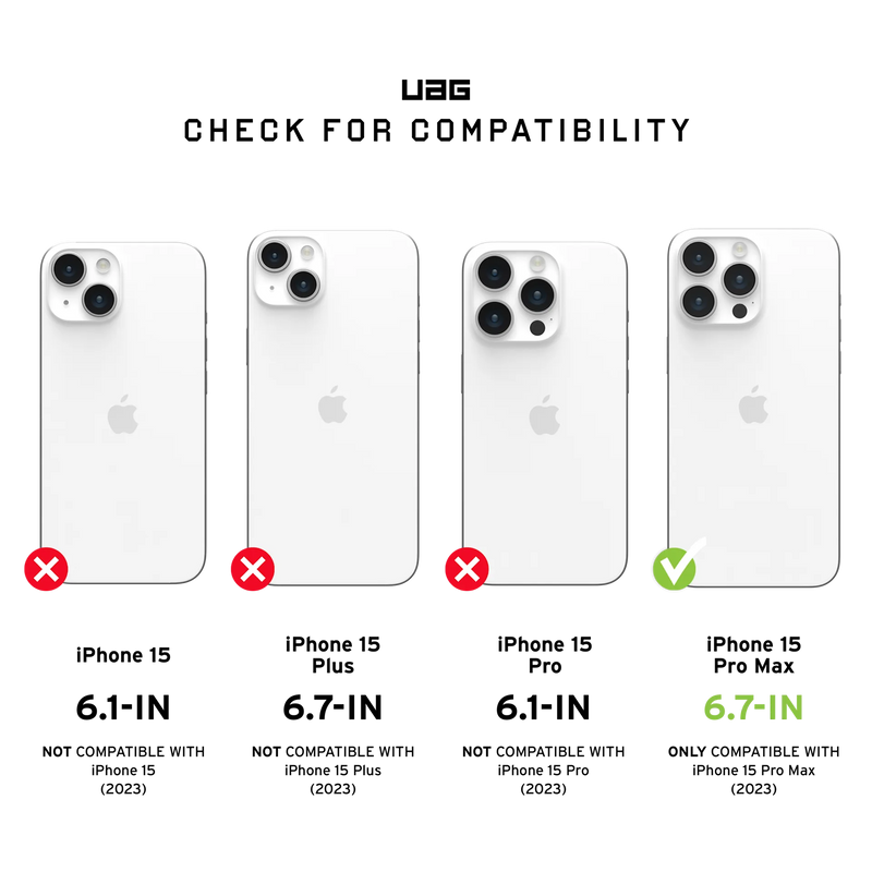 Urban Armor Gear(UAG) Plyo iPhone 15 Pro Max MagSafe Charging