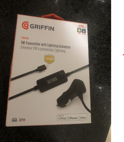 Griffin FM Transmitter with Lightning Connector