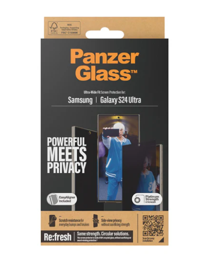 Panzer Glass Screen Protector for Samsung S24 Ultra  - Privacy